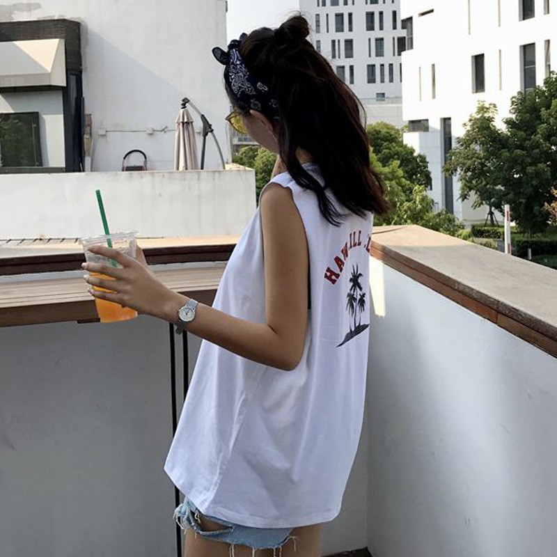 [Mã FAMAYWA giảm 10K đơn 50K] Áo 3 lỗ bóng rổ nữ ZOZORO áo thun form rộng in hình HAWAILL CLUB chất đẹp mát | BigBuy360 - bigbuy360.vn