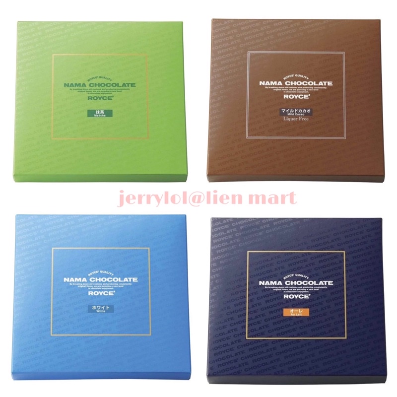 NAMA CHOCOLATE ROYCE - SOCOLA TƯƠI