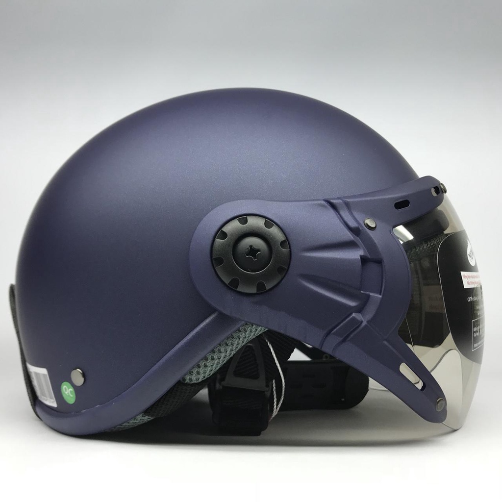 Nón nửa đầu Asia kính MT105K - Hồng sen nhám