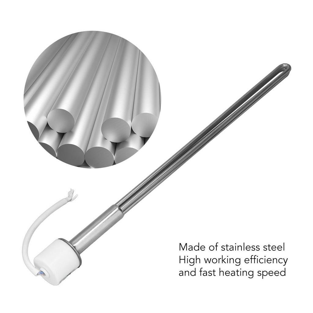 Power Helper Bình Ngâm Nước Limescale Proof 3000W Stainelss Thép Năng Lượng Mặt Trời Làm Nóng Thanh Cho Bồn Tắm 220V cmman12.vn