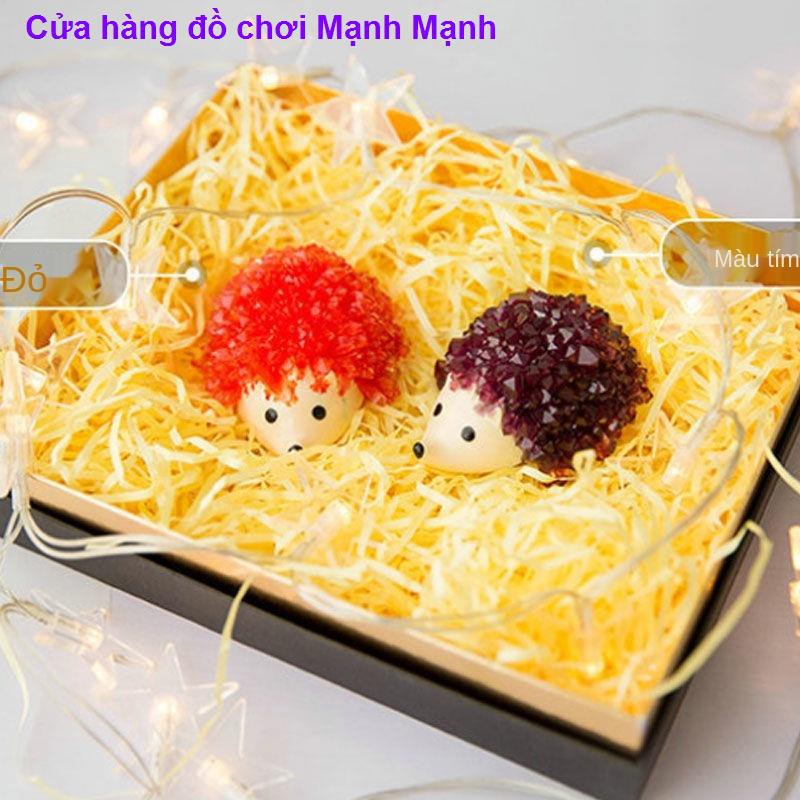 Vibrato Tự làm đồ chơi pha lê nhím Crystal của riêng mình tinh thể tăng trưởng, sản xuất, trồng trọt, thí nghiệm