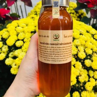 Siro húng chanh, quất, diếp cá, đường phèn 300ml
