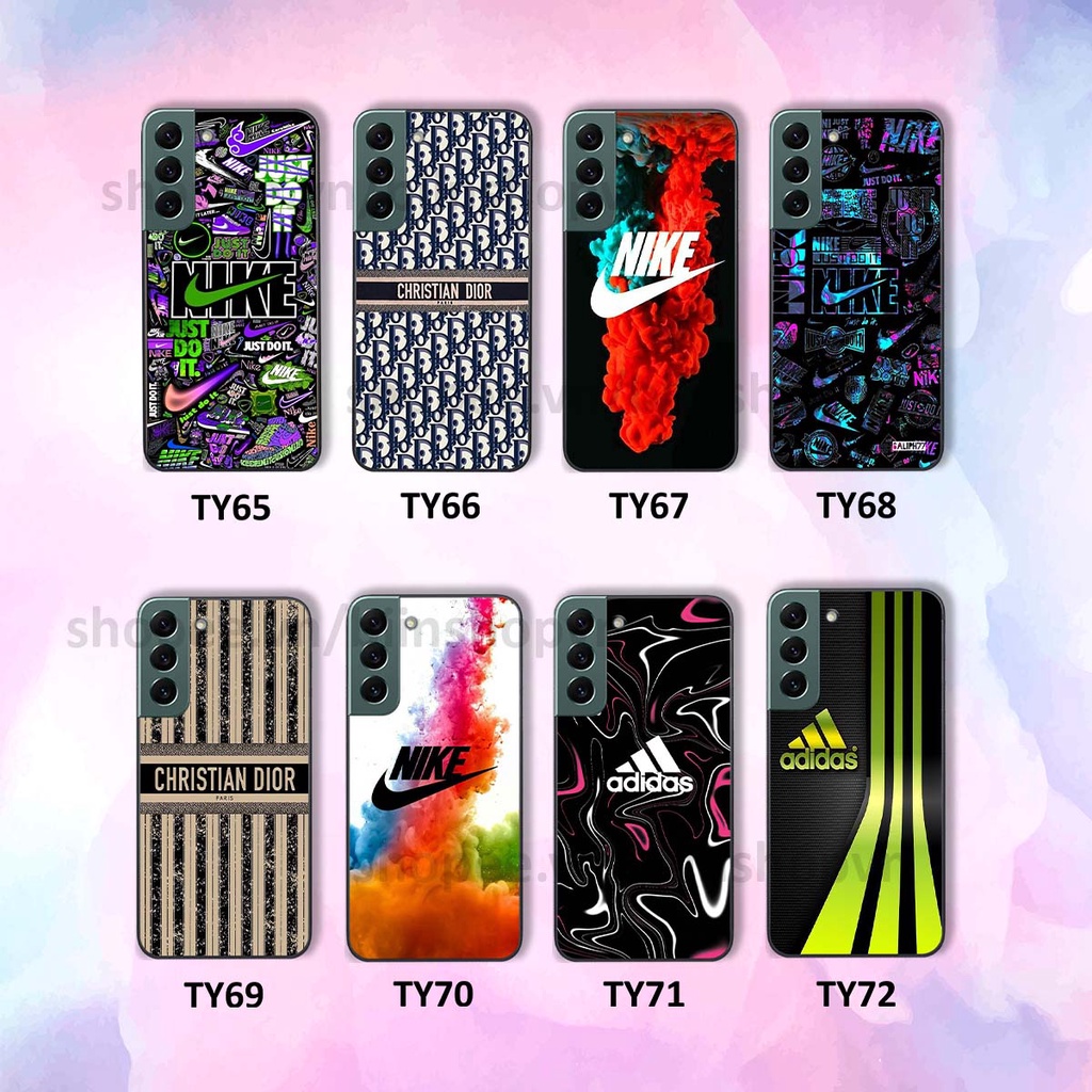 Ốp Samsung S22 / S22 Plus / S22 Ultra / S22+ in hình thương hiệu nhiều màu sắc thể thao cá tính thời trang
