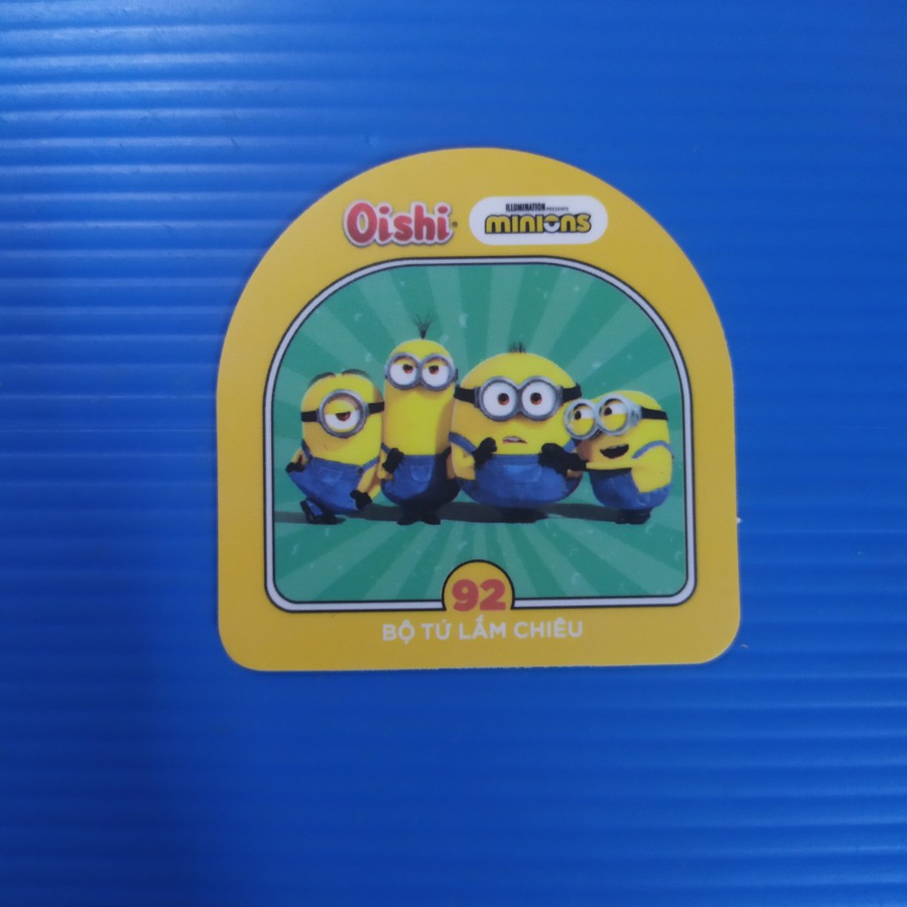 Thẻ bài Oishi Minions mùa bắp ngô ngọt : Thẻ nhóm minion 2nd không seal : Phân loại 2