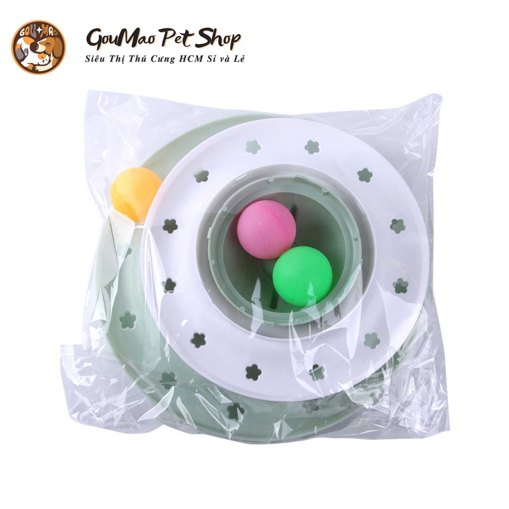 Tháp đồ chơi 3 tầng dành cho mèo siêu đáng yêu - GOUMAO PET