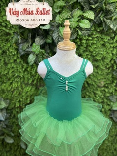 Váy múa ballet dây kép đan lưng (có sỉ từ 5c)