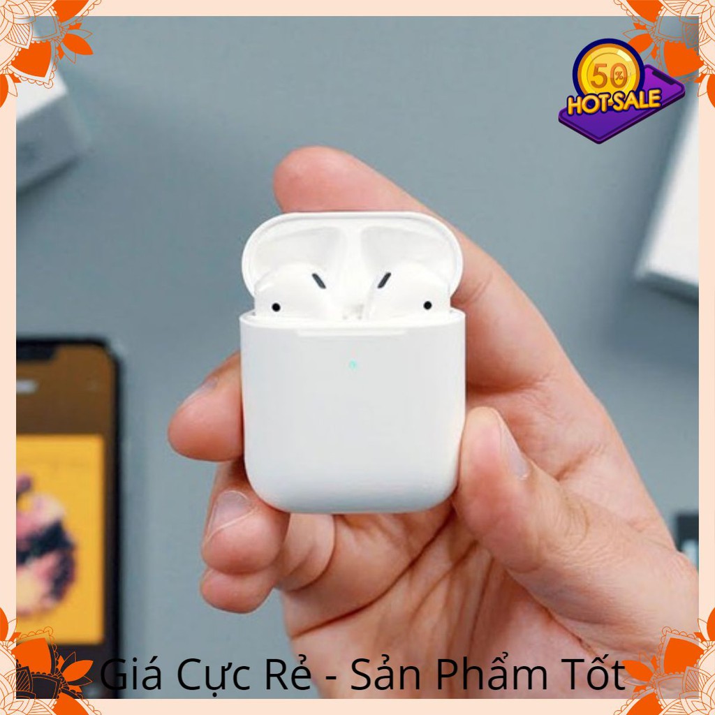 [AIRPODS 2] tai nghe bluetooth không dây nhét tai đổi tên định vị Phiên Bản Airpod 2 cao cấp | BigBuy360 - bigbuy360.vn