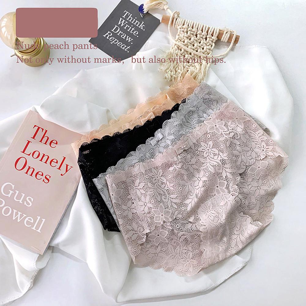 OCEANMAP Quần Lót Ren Hoa Màu Sắc Thanh Lịch