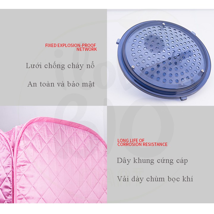 Lều Xông Hơi Tự Bung  Giảm Cân, Trị Liệu Cảm Cúm, Sau Sinh - Q024