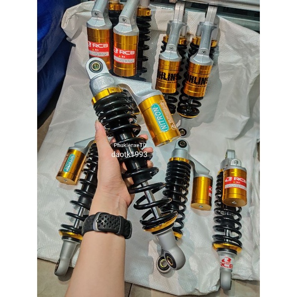 Phuộc RCB/Nitron/Ohlins lắp Dr Wave Blade Suviva Magic Elegant Axelo Caphe Future Charly Sirius Jupiter Max TaurusGalaxy