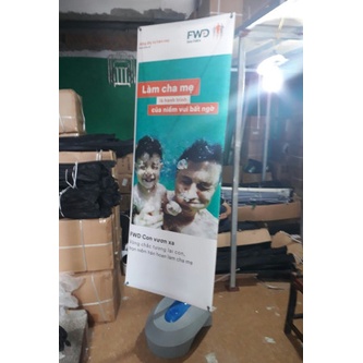 Standee X đế nước, Standee X ngoài trời KT 0.8*1.8m