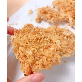 Cơm cháy lắc chà bông 300gr Rộp Rộp, đồ ăn vặt, giòn rụm, mặn mặn cay cay, ăn đã ghiền, Rộp Rộp