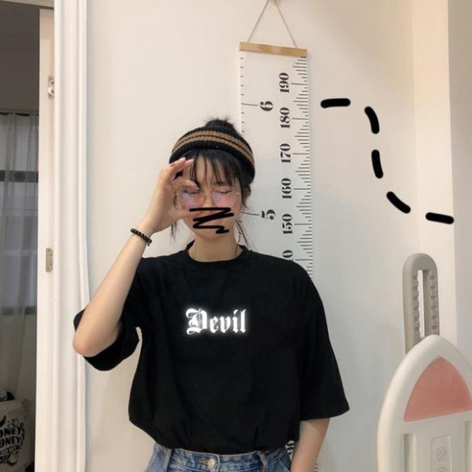ÁO THUN TAY LỠ PHẢN QUANG DEVIL NAM NỮ