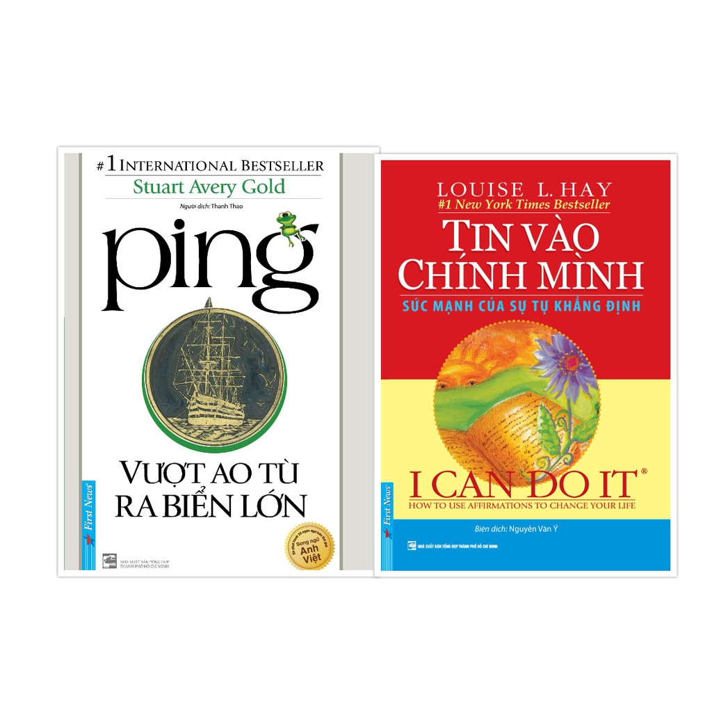 Sách - Combo Tin vào chính mình + Ping vượt ao tù ra biển lớn - FirstNews Tặng Kèm Bookmark