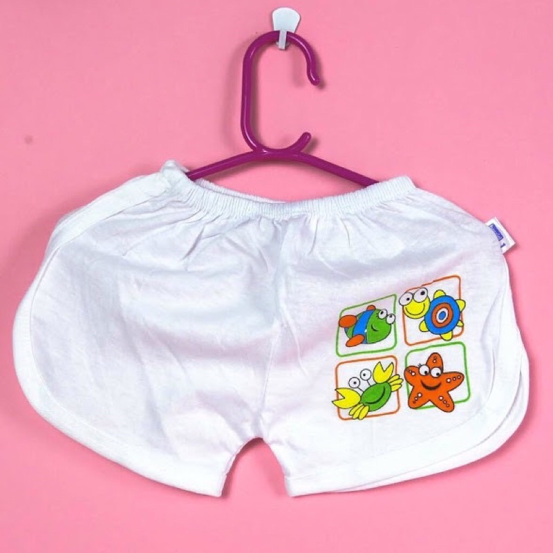 Combo 5 quần đùi trắng thể thao Bosini 5-19kg