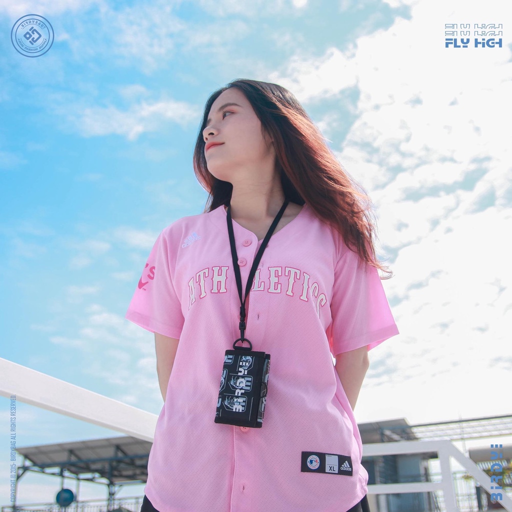 Ví ngắn Birdy Unisex + tặng kèm dây đeo &amp; tag