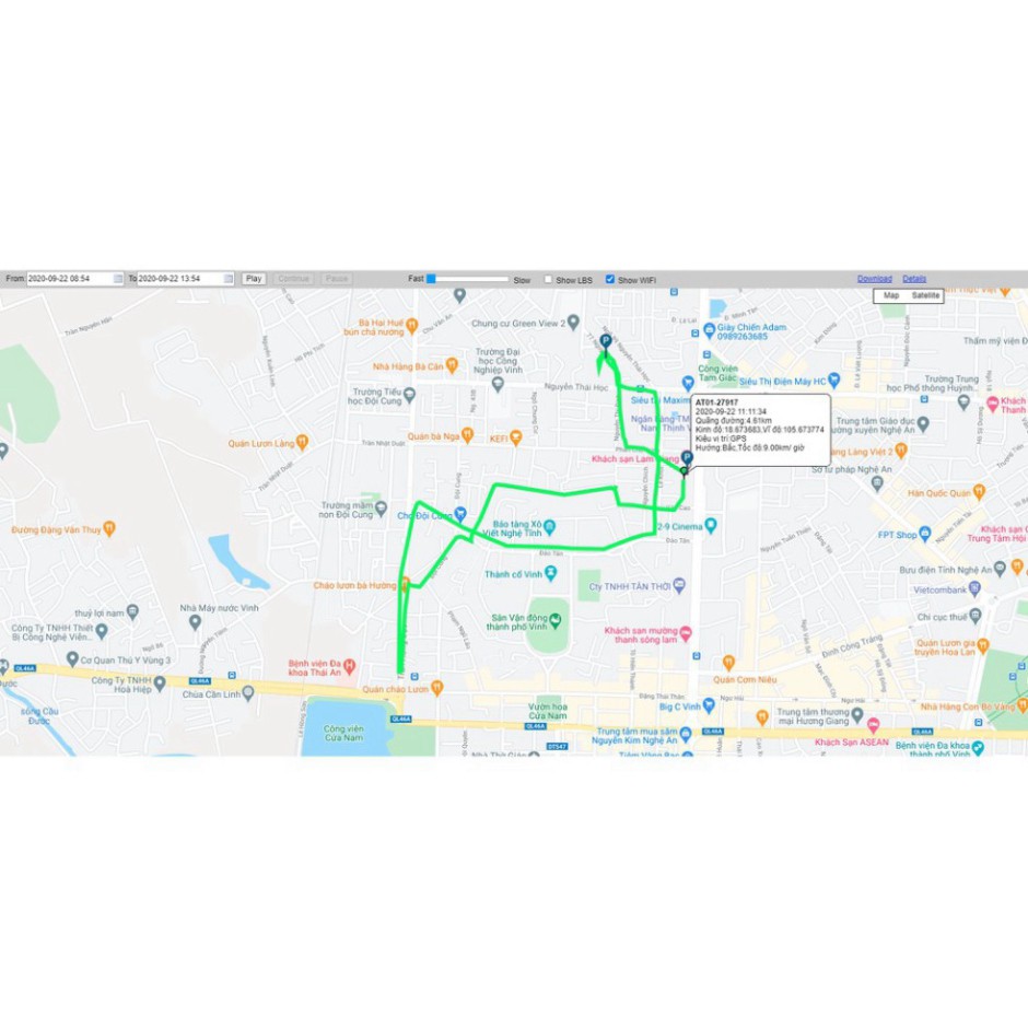 GIÁ BÁT HỦ Định vị GPS Tracking A9M sử dụng cho ô tô xe máy có phần mềm Tiếng Việt GIÁ BÁT HỦ