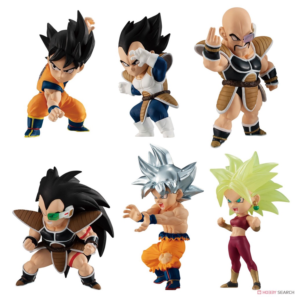 Mô hình lắp ráp Set Dragon Ball Adverge Motion 5 Set (Shokugan) Nabalatiz Zhao Wukong King Boxing Bandai