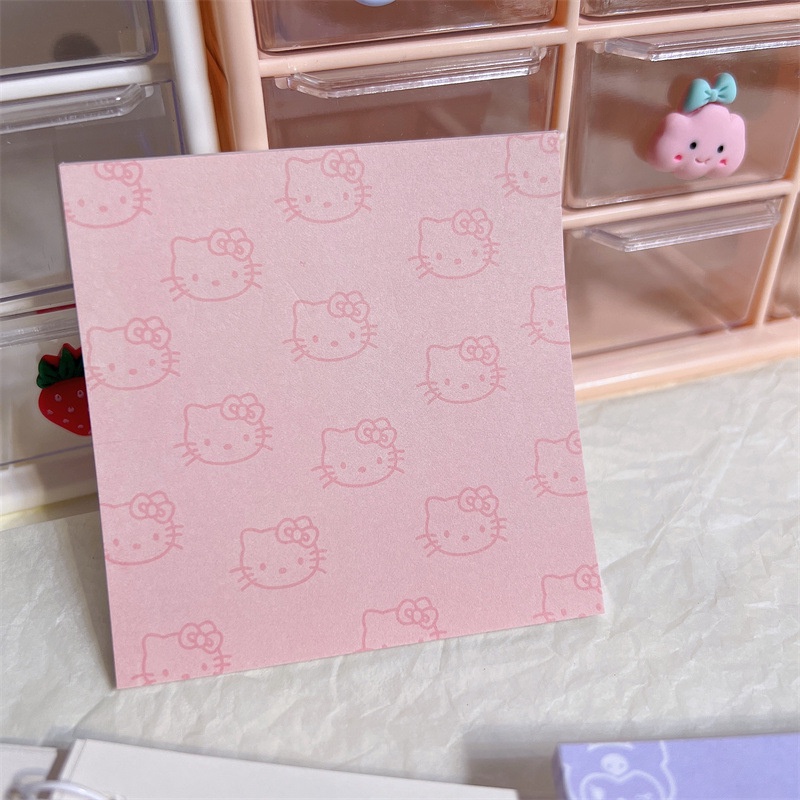 Set 50 Tờ Giấy Ghi Chú Đánh Dấu Trang Sách Dễ Thương Không Dính Có Thể Xé Ra