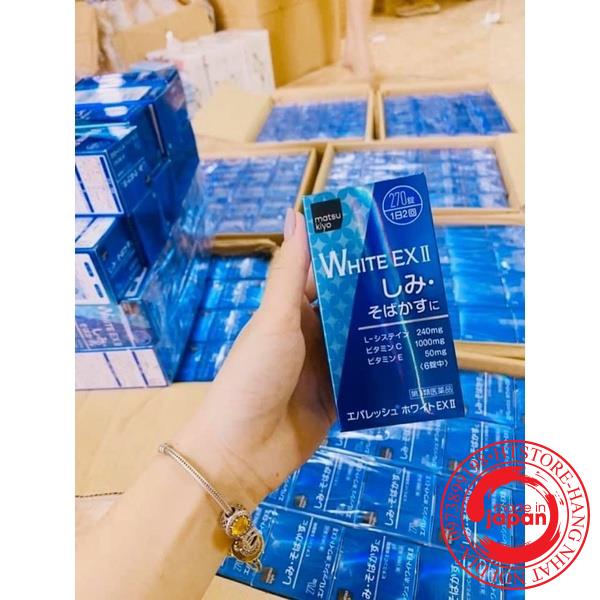 Viên uống Skin White EX ll 270 viên trắng da, mờ thâm nám Nhật Bản