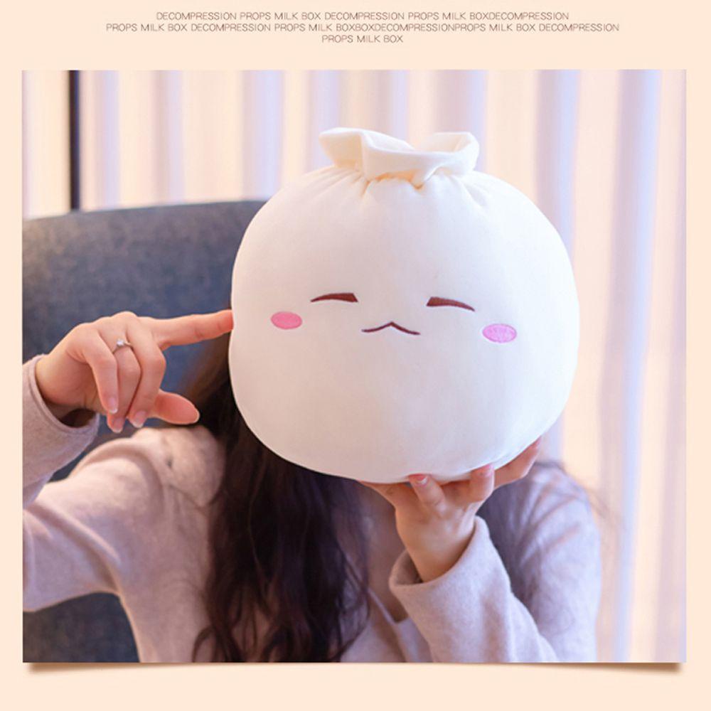 Đồ chơi nhồi bông Hình Bánh Bao Mềm Mại Độc Đáo