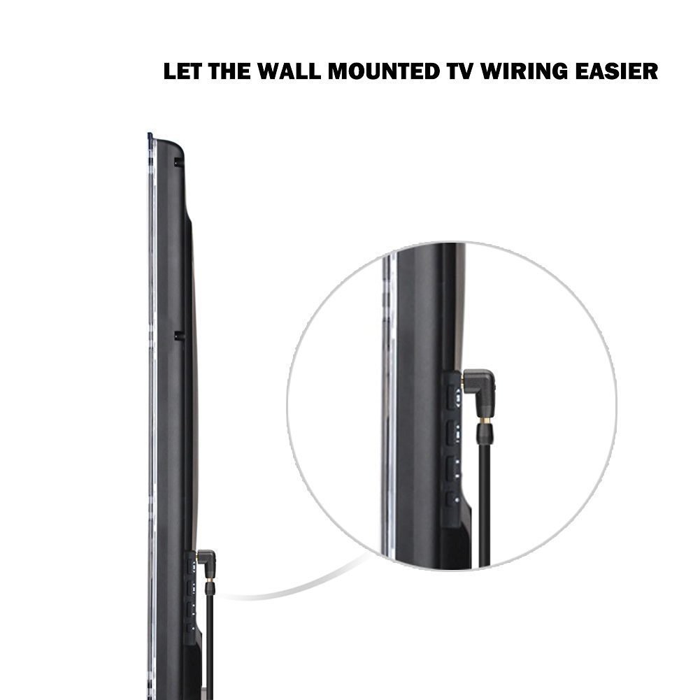 Đầu chuyển đổi đầu cắm HDMI sang lỗ cắm thiết kế góc 90/270 độ