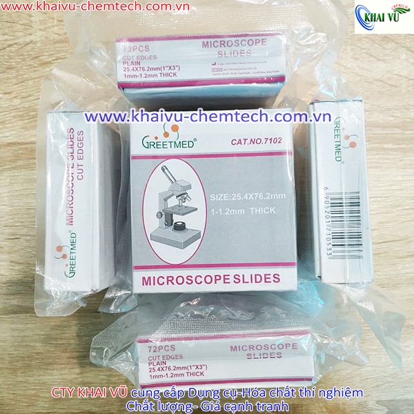 Hộp Lam kính (phiến kính) hiển vi 7102 / 7105 Greetmed