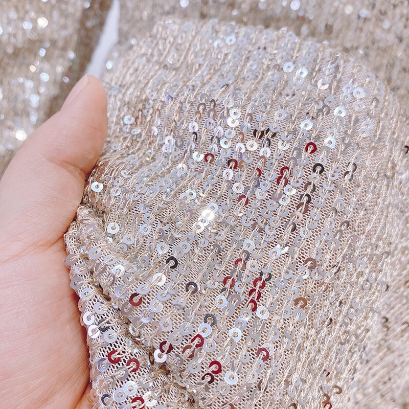 Váy kim tuyến lót lông cao cấp bé gái