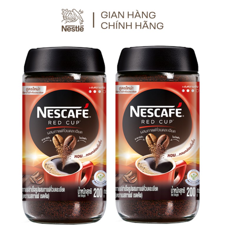 Combo 2 cà phê Nescafé Red Cup hộp 200g