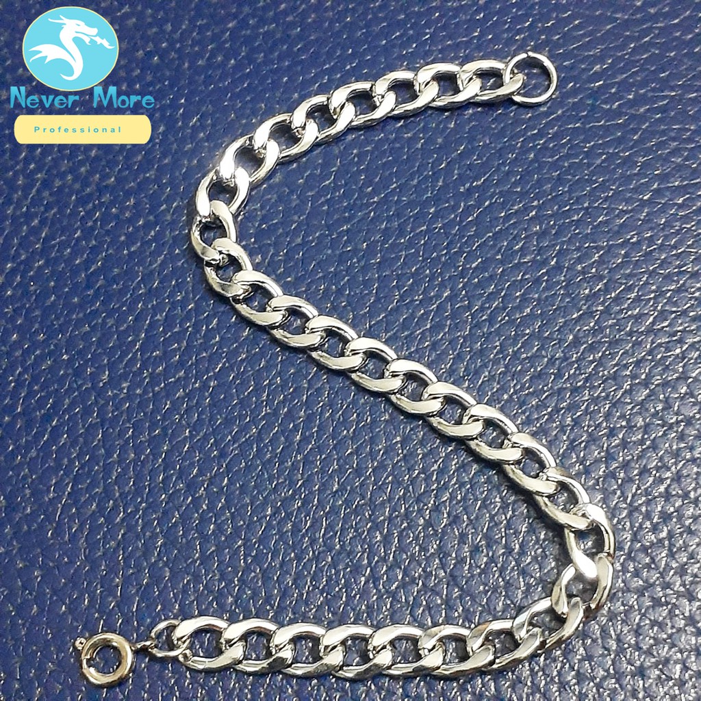 Lắc tay inox kiểu lặc đơn 6mm khóa xịn siêu đẹp, chuẩn thời trang, cá tính, độc đáo