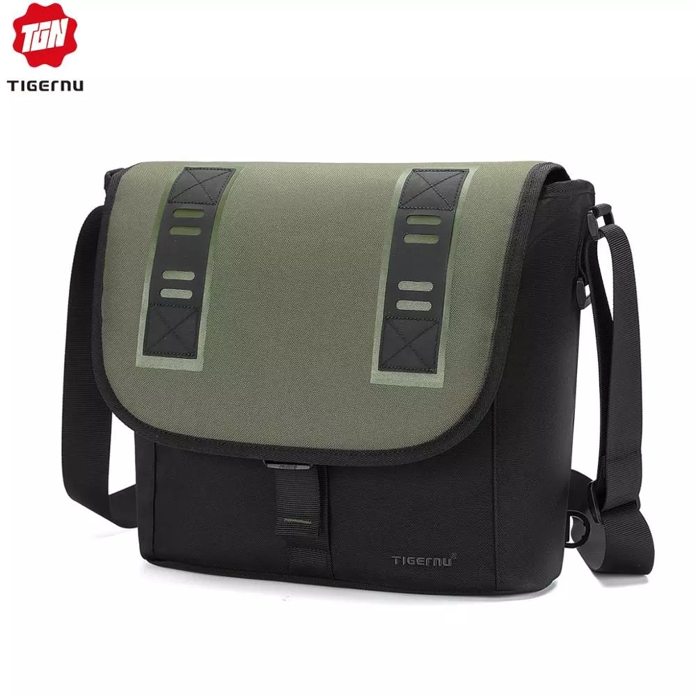 TIGERNU New Men Messenger Bag Túi đeo chéo thời trang Túi đeo chéo chống thấm nước