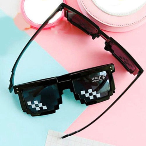 Mắt kính swag kiểu mosaic cá tính cho nam lẫn nữ