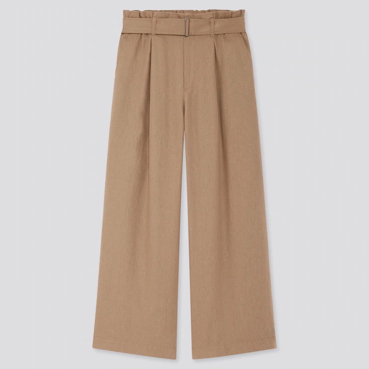 Quần ống rộng linen Un1 xuất khẩu