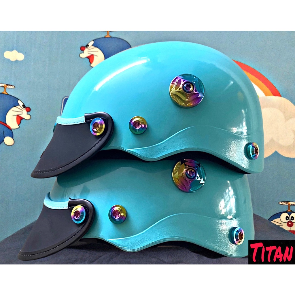 [GIÁ TỐT] Nón Bảo Hiểm Trơn Sơn Nhiều Màu Sắc - Phủ NaNo - Gắn 7 ốc + gù TiTan Gr5 Siêu Ngầu