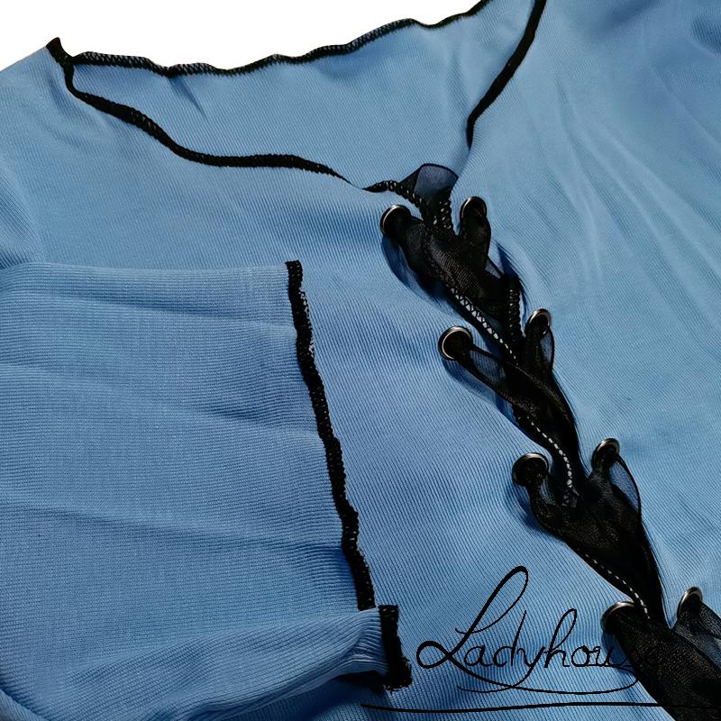 Áo thun croptop tay ngắn cổ chữ V màu sắc đơn giản dành cho nữ