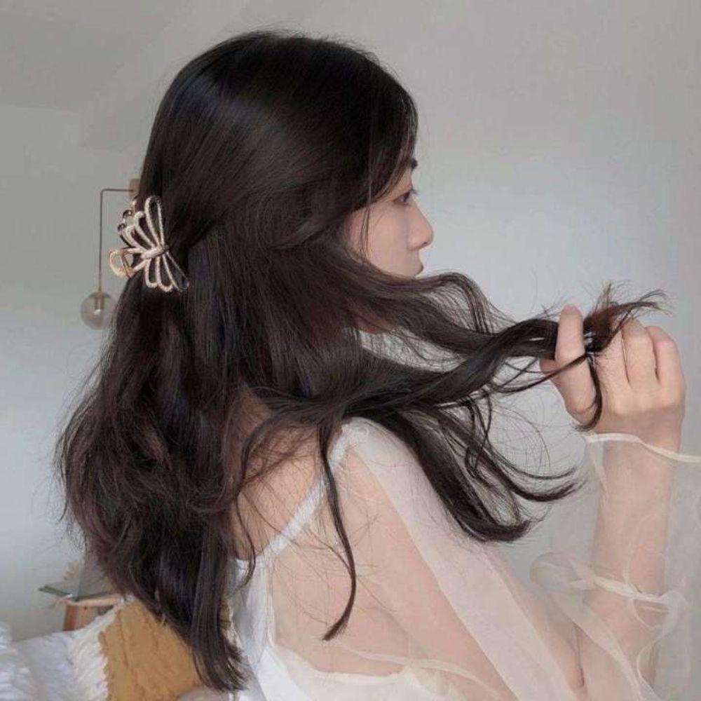 Kẹp Tóc Hình Bướm Phong Cách Vintage Hàn Quốc Cho Nữ