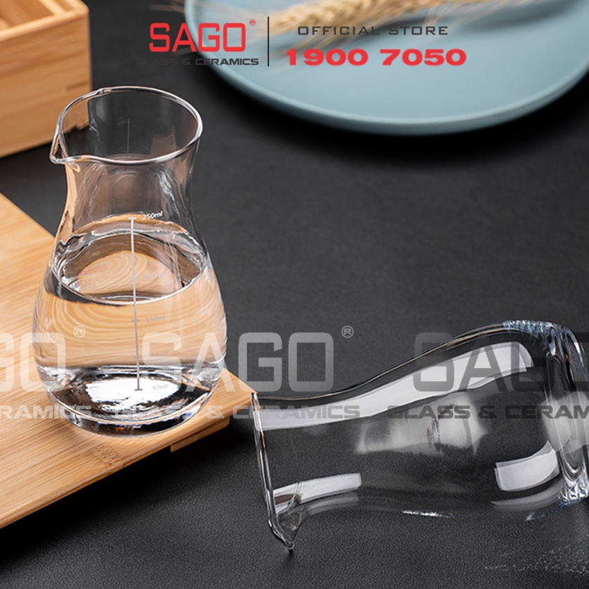 Bình Rót Thủy Tinh có Mỏ 300ml | DEL.FJQ07-1