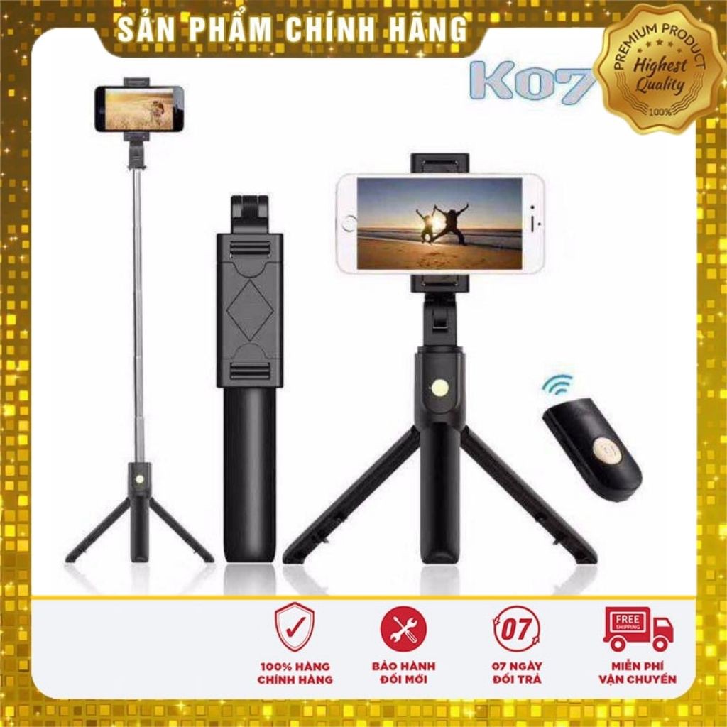 Gậy Chụp Ảnh Tự Sướng Bluetooth kiêm 3 Chân Đa Năng Live Stream -- Chụp Ảnh Gia Đình | BigBuy360 - bigbuy360.vn