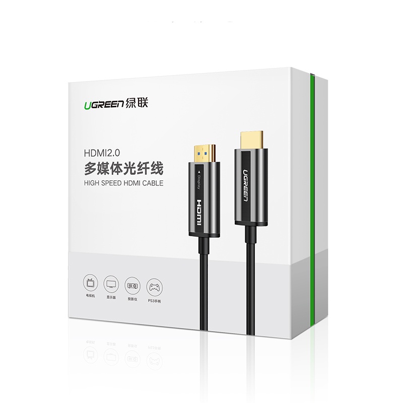 Dây Cáp HDMI 2.0 Sợi Quang Ugreen HD132 50717 50215 50216 50217 50218 50219 Cao Cấp Chính Hãng