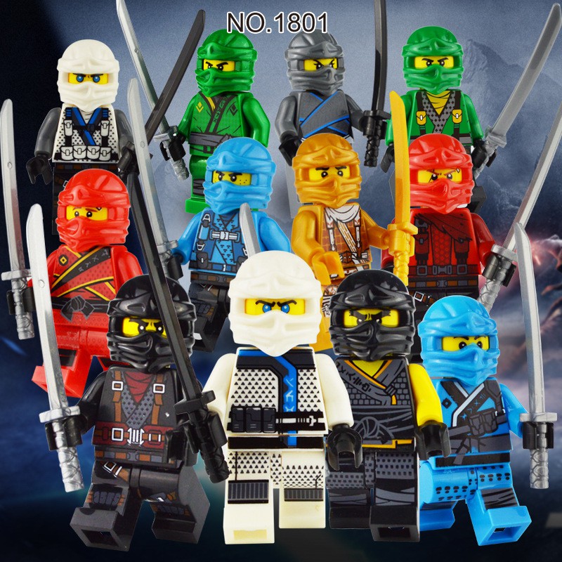 Combo 8 Nhân Vật Lego Ninjago - Ninja Phantom Rẻ Vô Địch - Smarthome toys