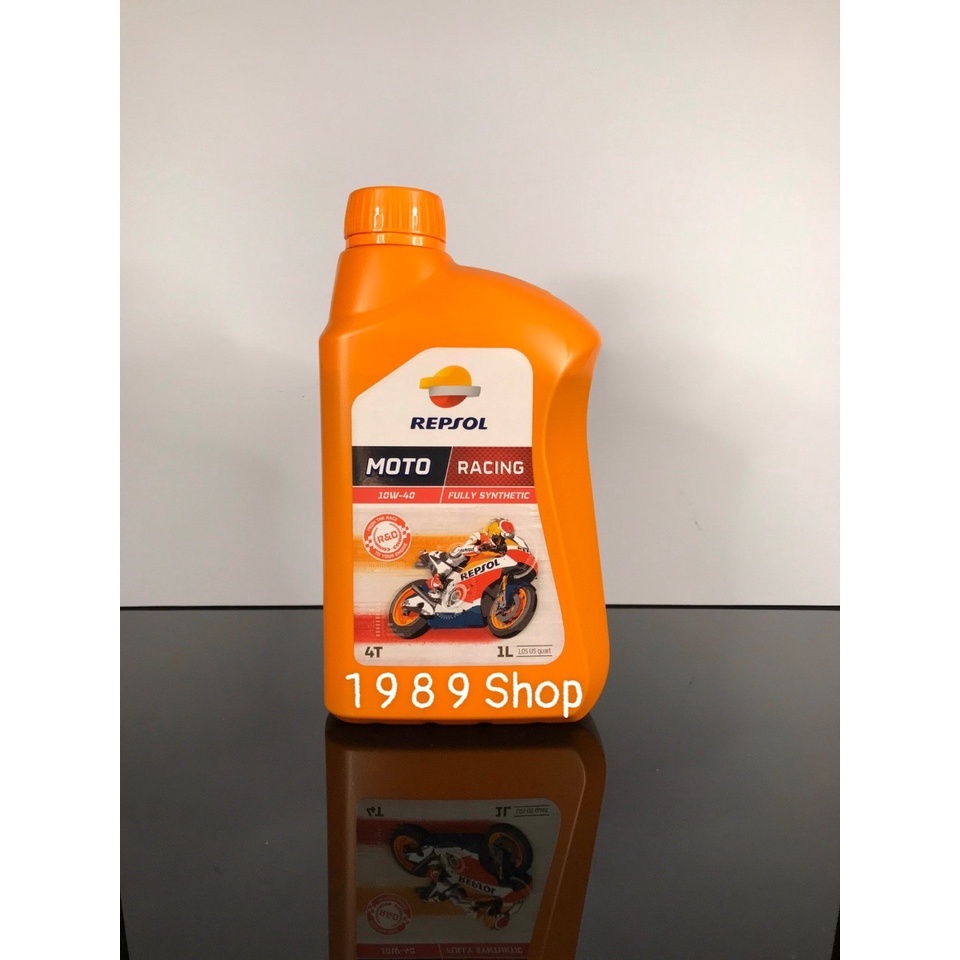 Nhớt xe máy Repsol Racing 4T 10W40,Nhớt xe máy cao cấp chính hãng cho exciter/winnerx/sonic/future/satria/raider/ex135