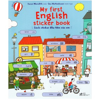 Sách - My First English Sticker Book - Sách Sticker Đầu Tiên Của Em