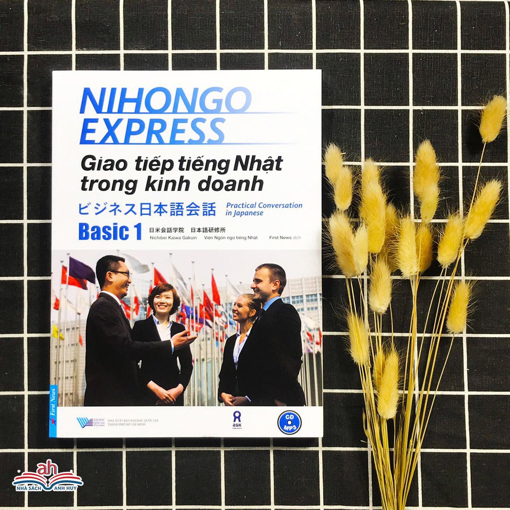 Sách - Combo Giáo trình giao tiếp tiếng Nhật trong kinh doanh Nihongo Express Bijinesu Nihongo Kaiwa