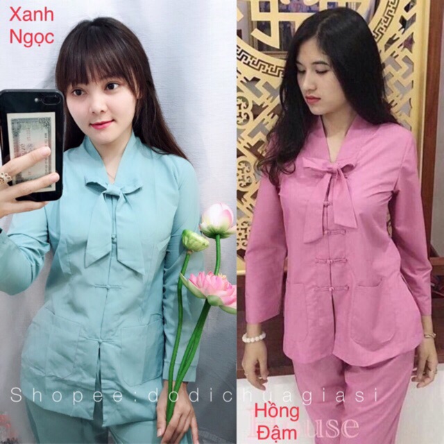 Đồ Lam Đi Chùa # La Hán Nơ # Đồ Bộ Nữ # Quần Áo
