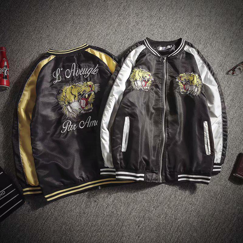 Áo Khoác Thêu Họa Tiết Xinh Xắn Theo Phong Cách Hàn Quốc