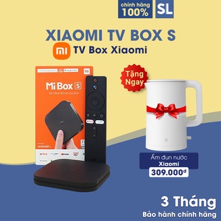 Android Tivi Box Xiaomi Mibox S 4K bản Quốc tế Tế Tiếng Việt tìm kiếm giọng nói - Hàng chính hãng