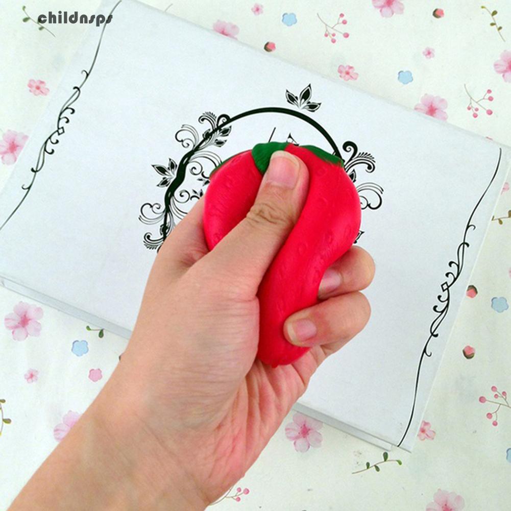 Bán (bán rẻ) squishy QUẢ DÂU TÂY TO