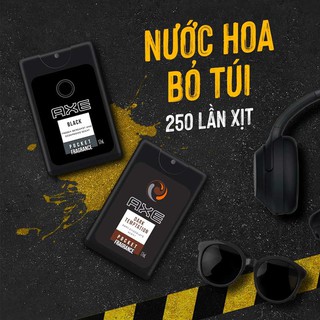 Nước Hoa Bỏ Túi Axe (Black/Dark) 17ml