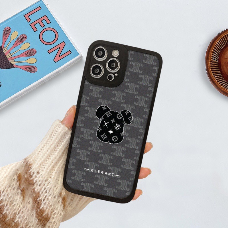 Ốp iphone In Hình Gấu Kaw Bảo Vệ Camera 7,8plus,x,xs,xsmax,11,11promax,12,12promax,13,13promax