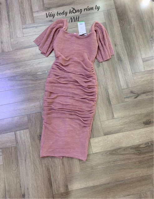 BÁN SỈ VÁY HỒNG BODY TAY BỒNG CHO NỮ | BigBuy360 - bigbuy360.vn